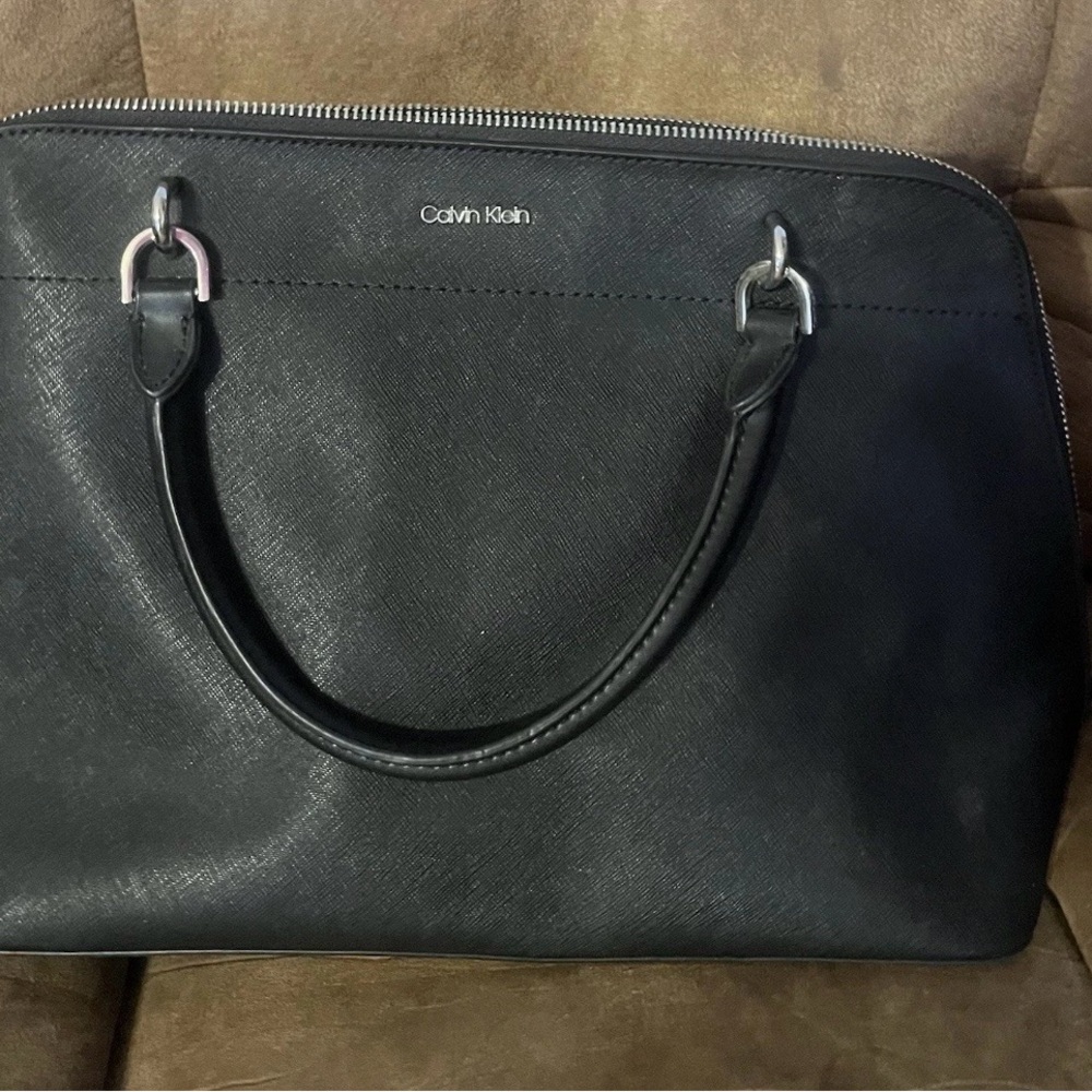 Calvin Klein Black Leather Bag